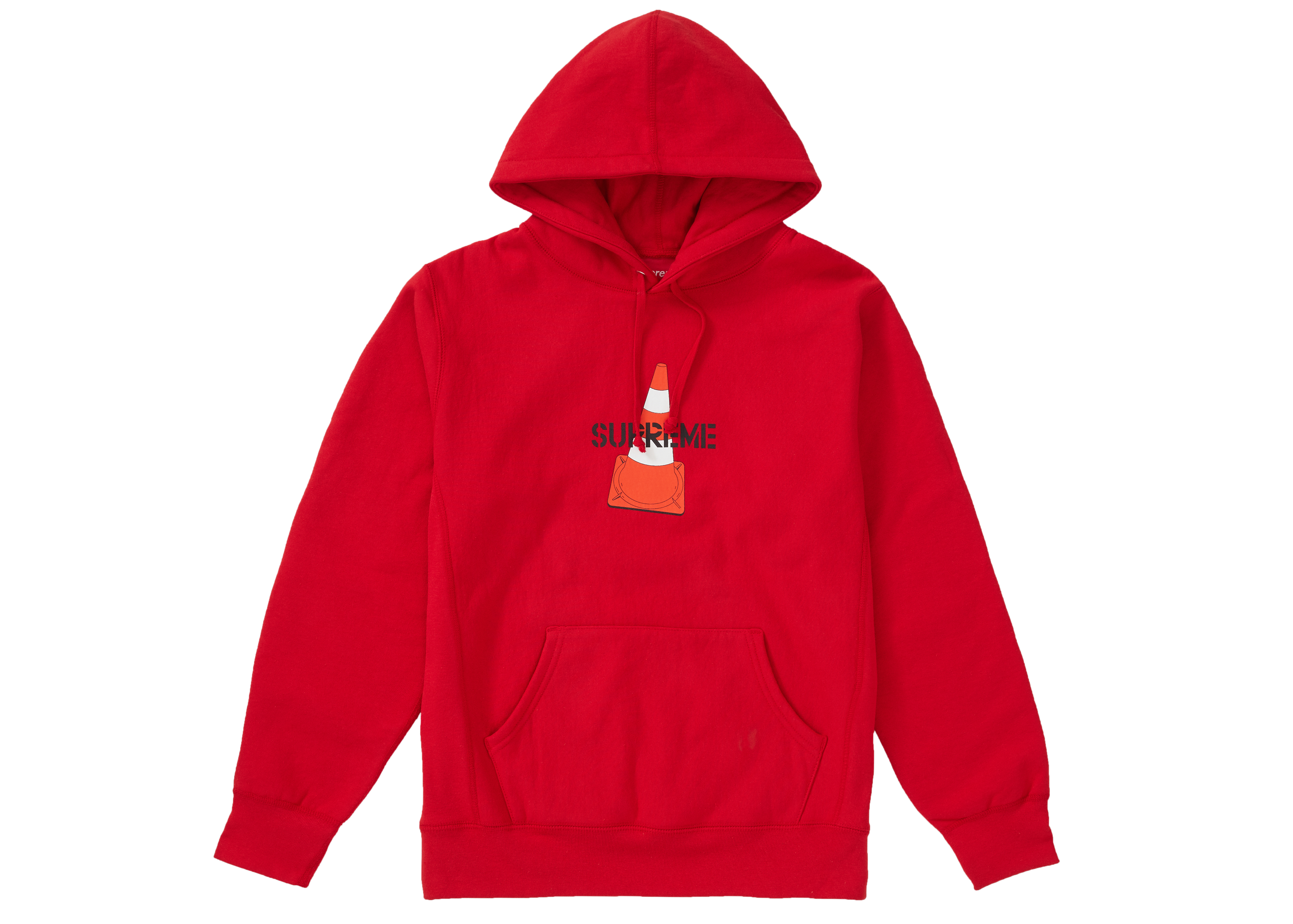 Supreme Cone Hooded Sweatshirt Red