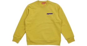 Supreme Connect Crewneck Sweatshirt Mustard