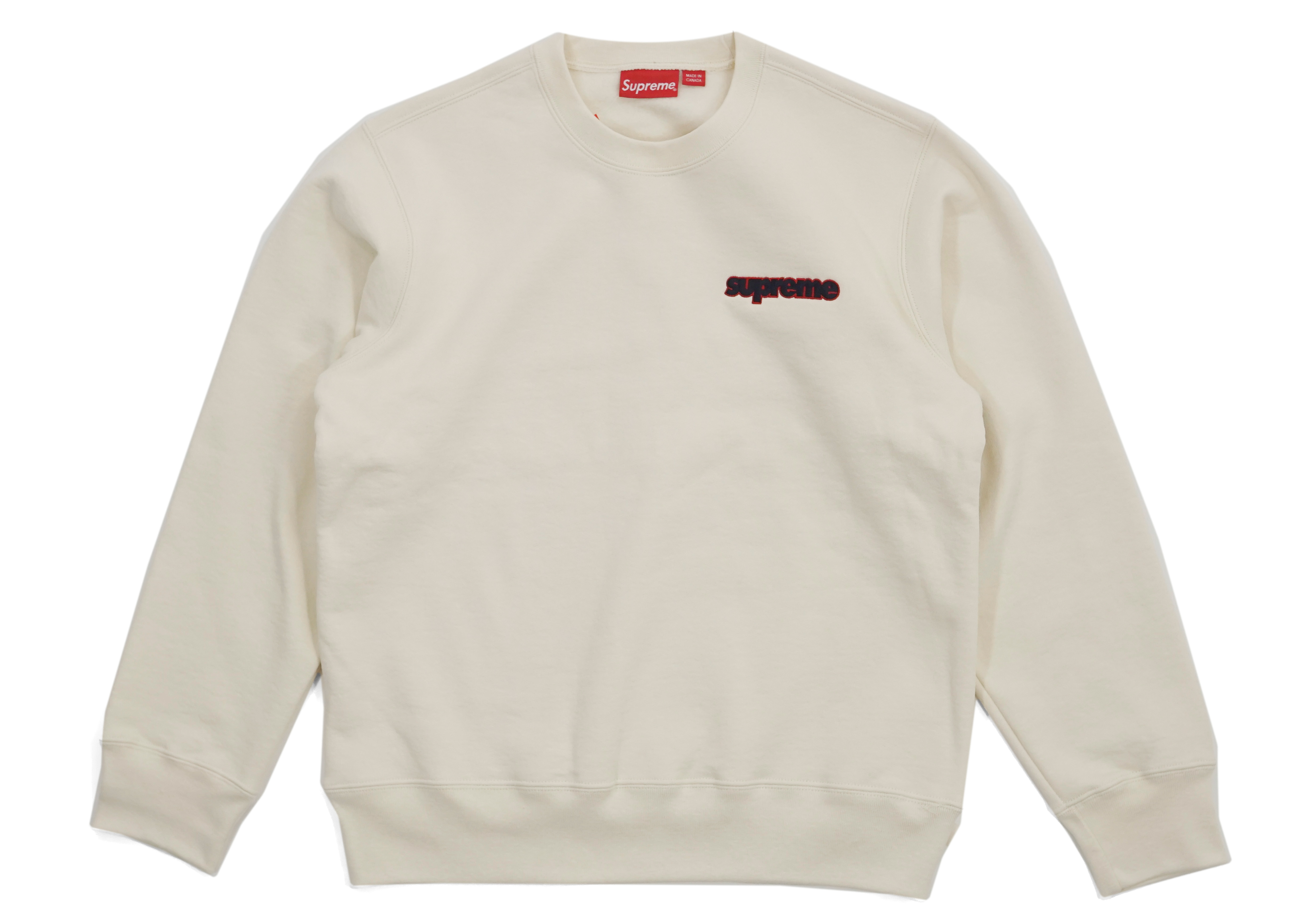 Supreme Connect Crewneck Sweatshirt Natural メンズ - FW18 - JP