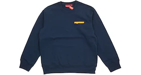 Supreme Connect Crewneck Sweatshirt Navy