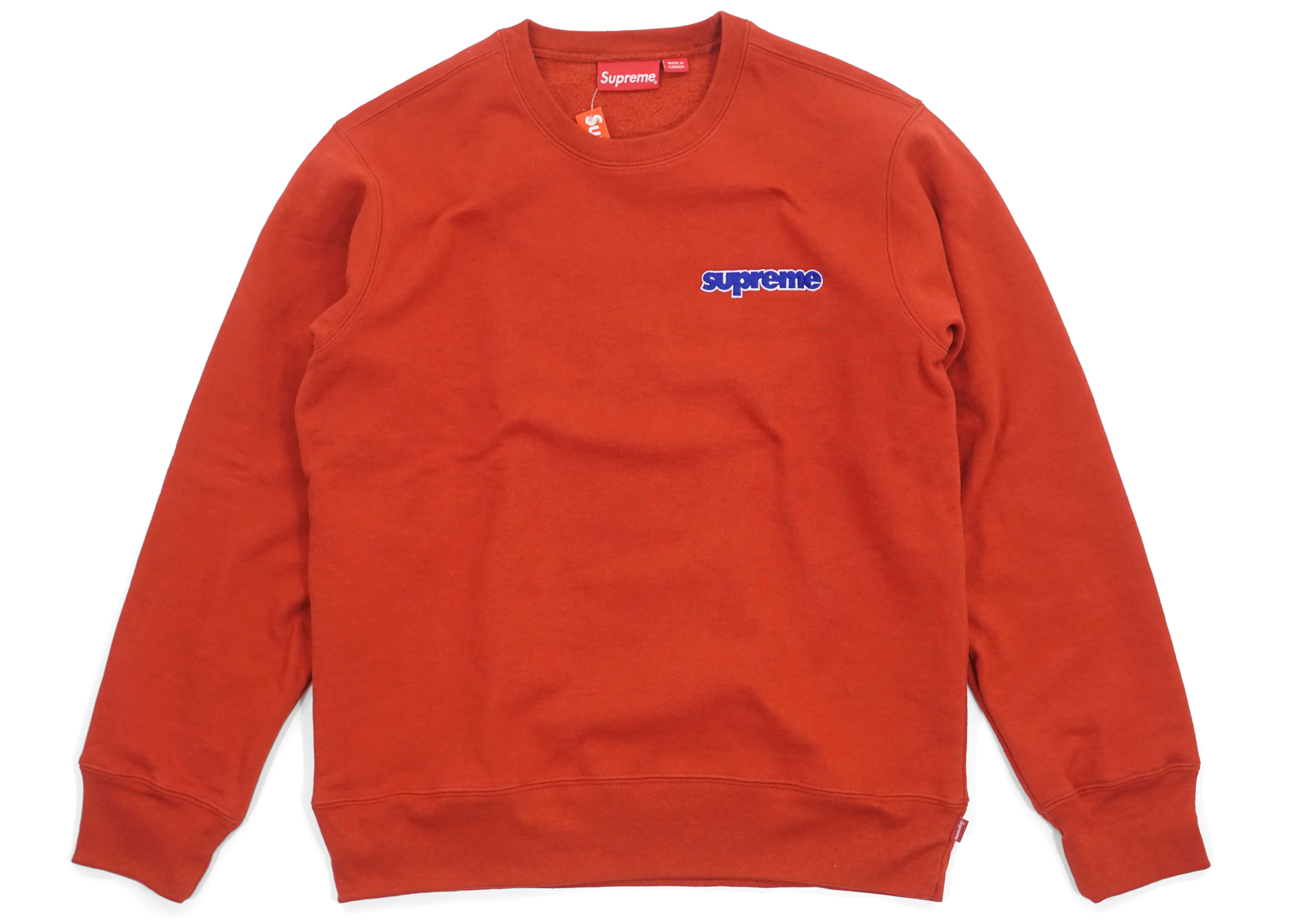 Supreme Connect Crewneck Sweatshirt Rust - スウェット
