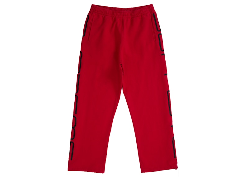 Supreme Connect Sweatpant Red