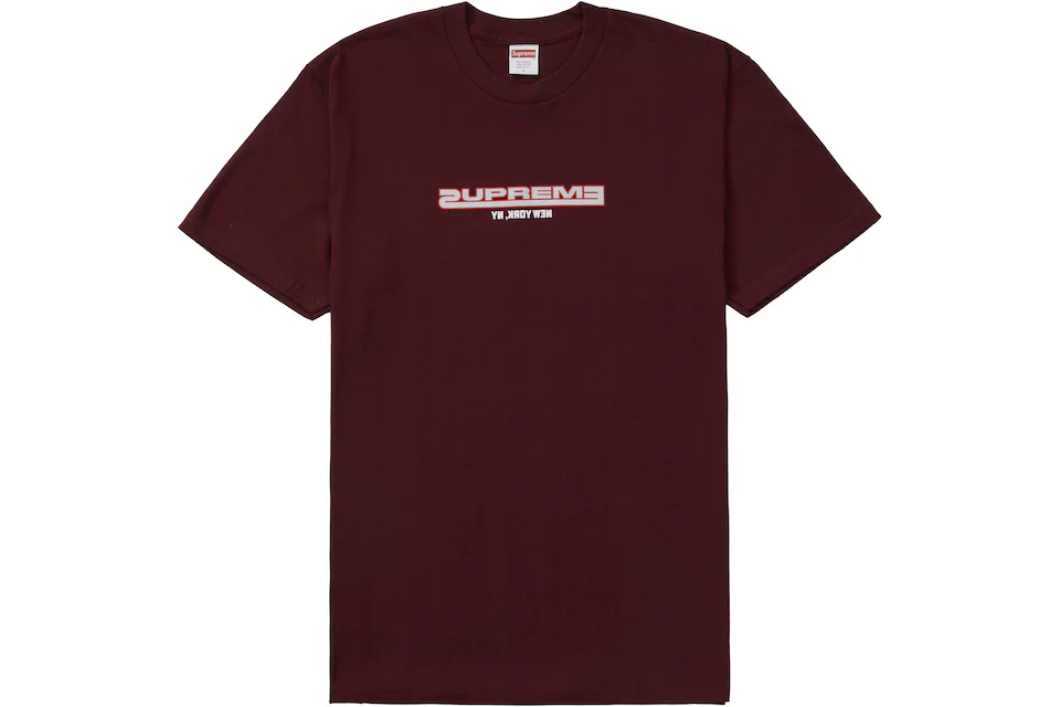 Supreme Connected Tee Burgundy