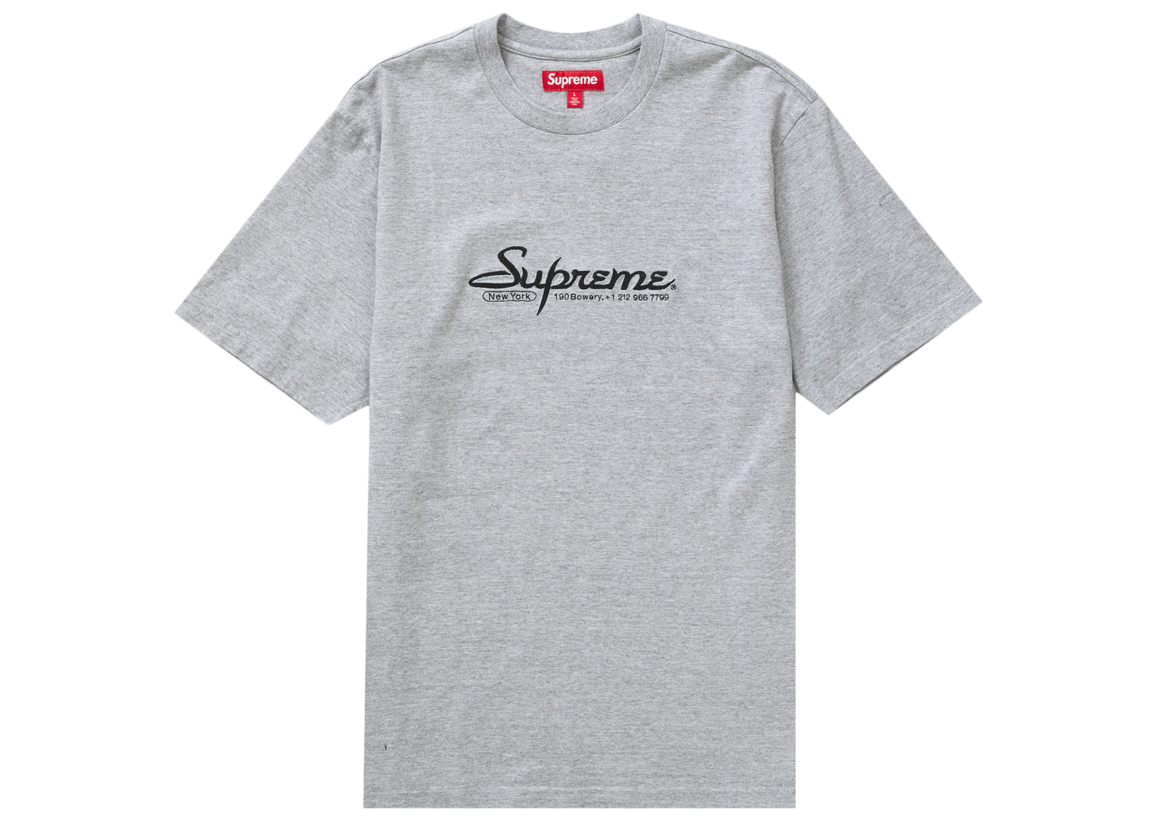 Supreme Contact S/S Top Heather Grey