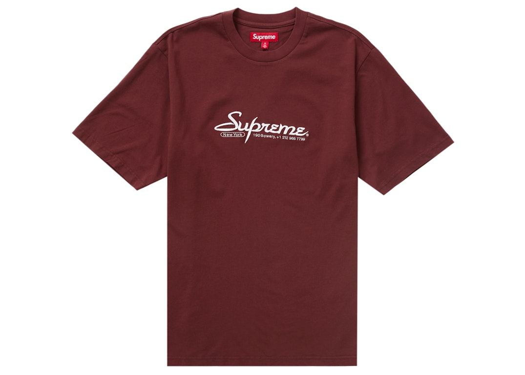 Pre-owned Supreme Contact S/s Top Brown