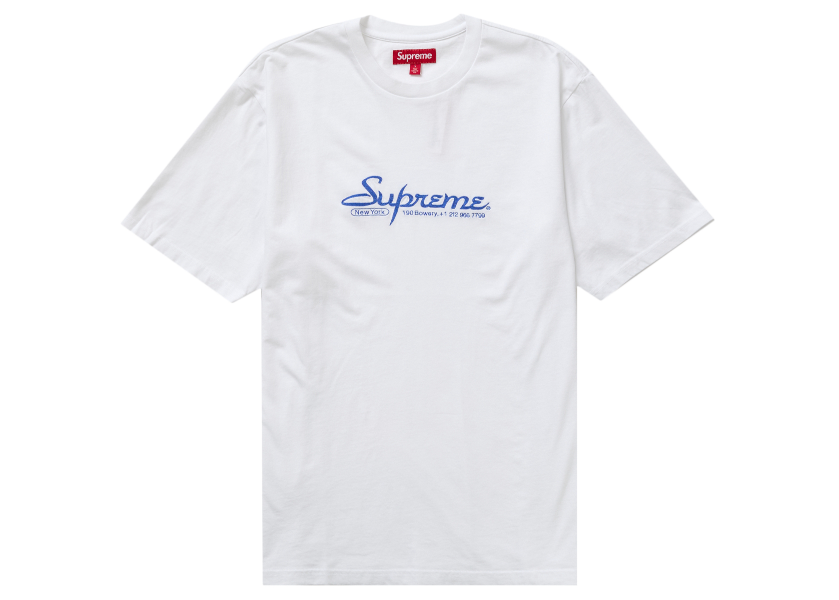 Supreme Contact S/S Top White Men's - SS24 - US