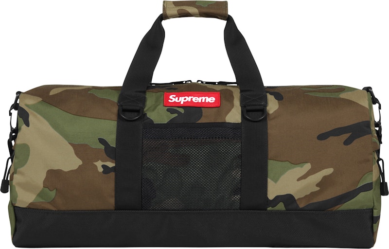 Supreme Contour Duffle Bag Woodland Camo