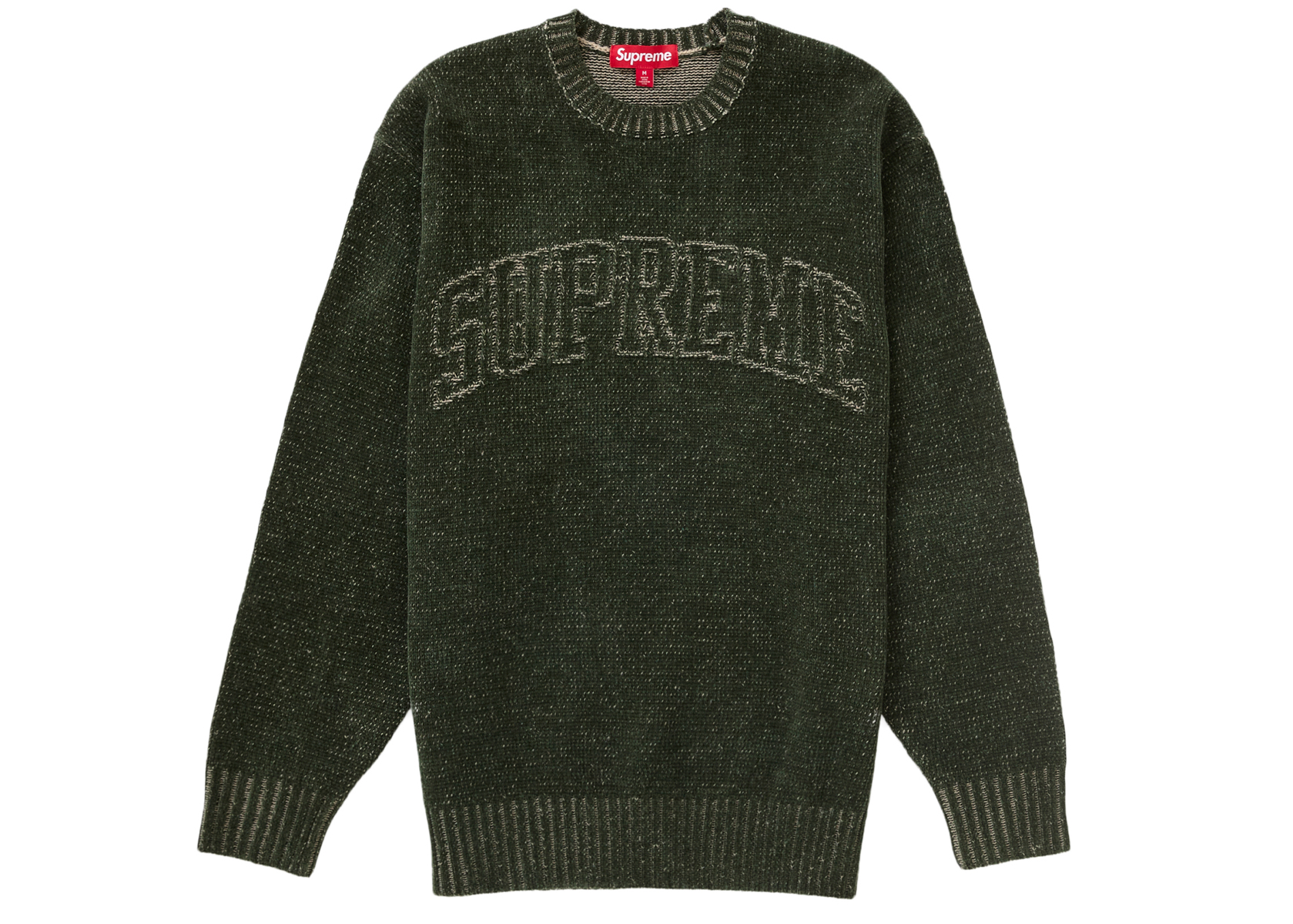 Supreme Contrast Arc Sweater White Men's - SS24 - US