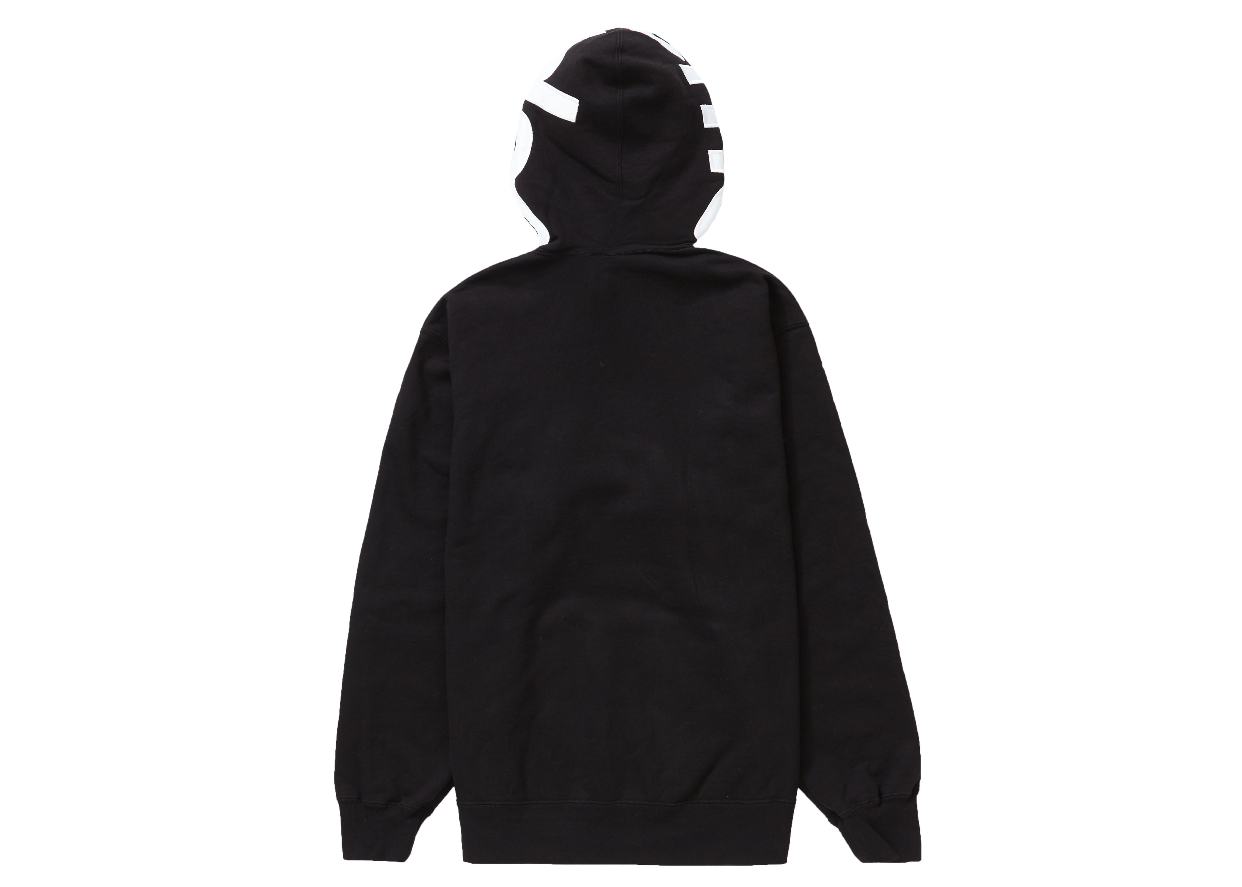 Supreme Contrast Hooded Sweatshirt Black Men's - FW21 - GB