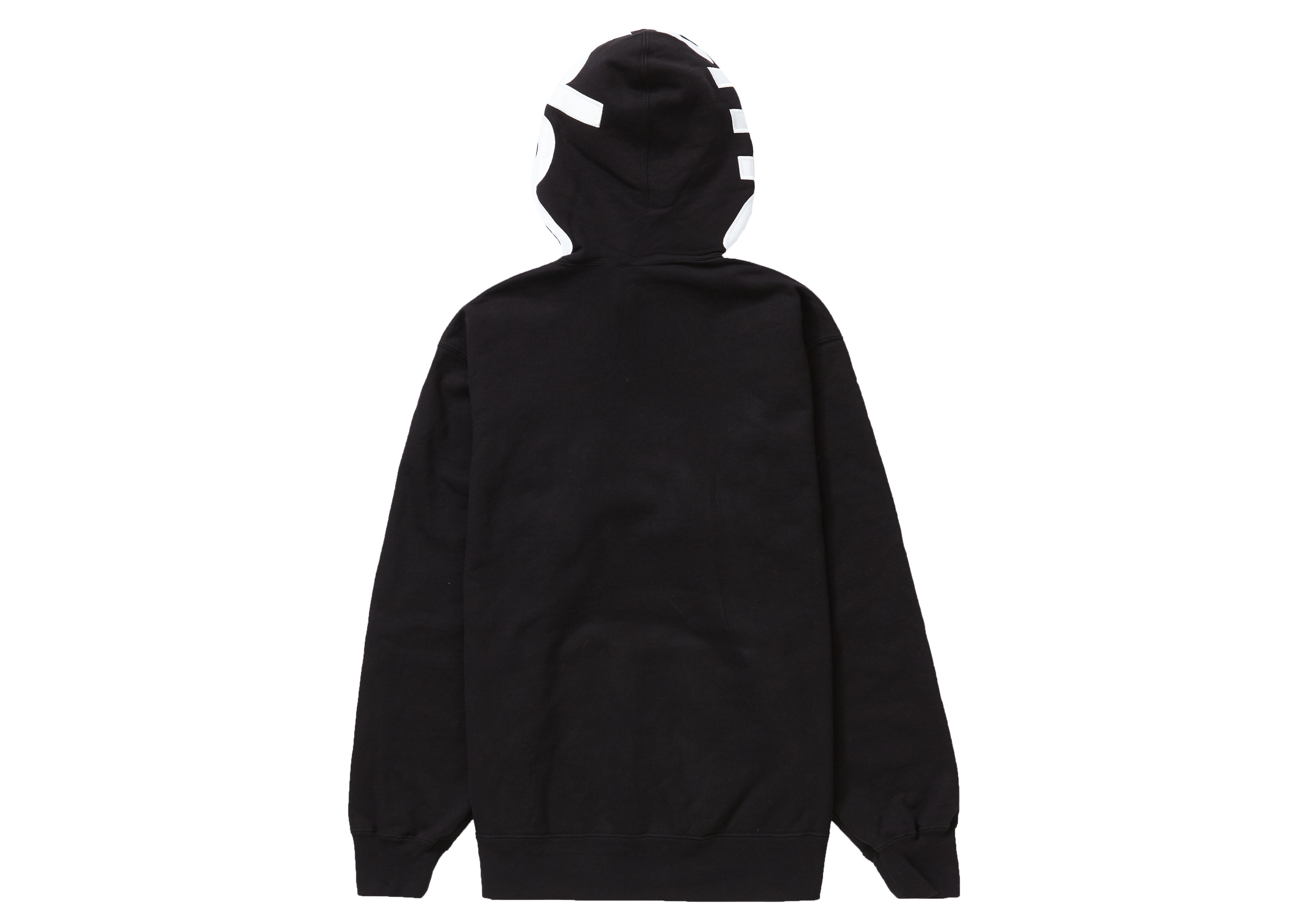 Supreme Contrast Hooded Sweatshirt Black Men's - FW21 - US