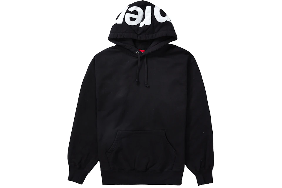Contrast embroidered hooded sweatshirt supreme Clearance