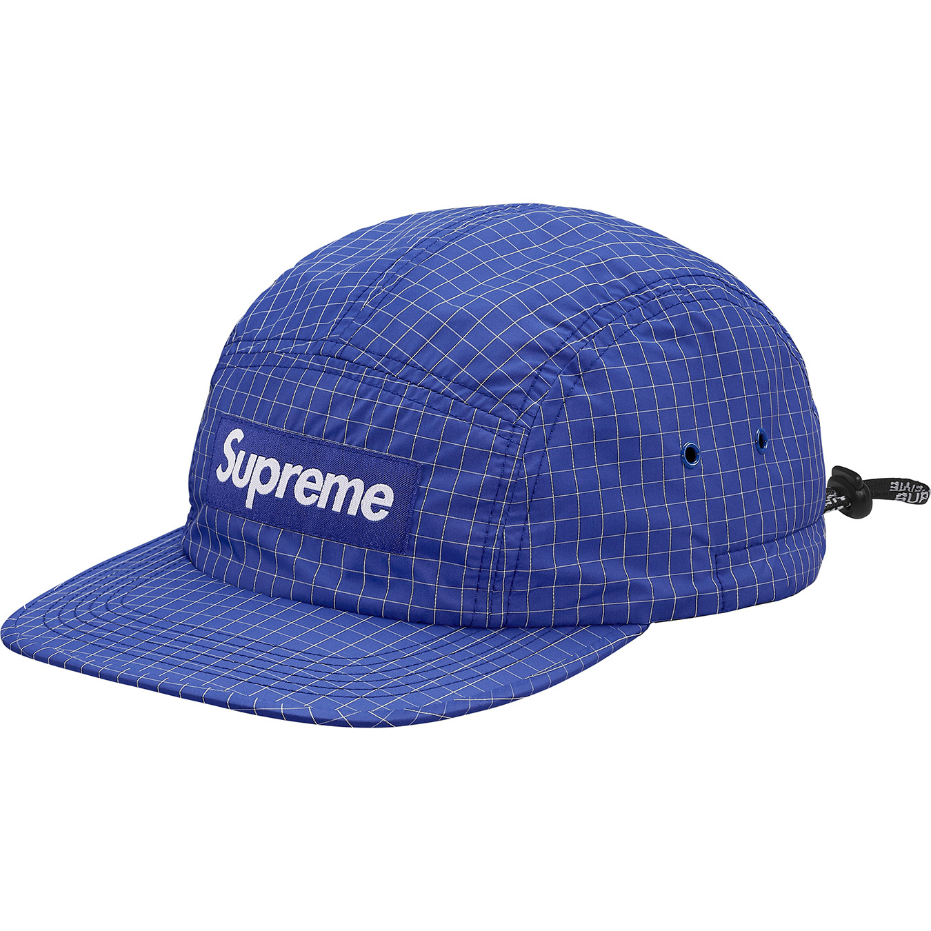 Supreme Contrast Ripstop Camp Cap Royal - SS18 - US