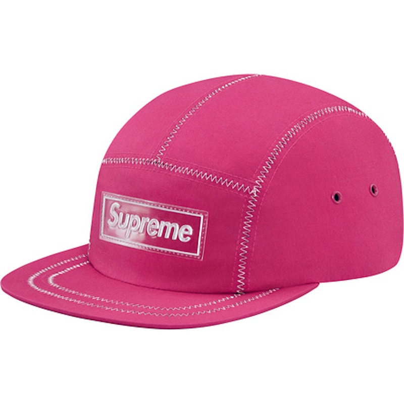 安心supreme Contrast Stitch Camp Cap denim キャップ