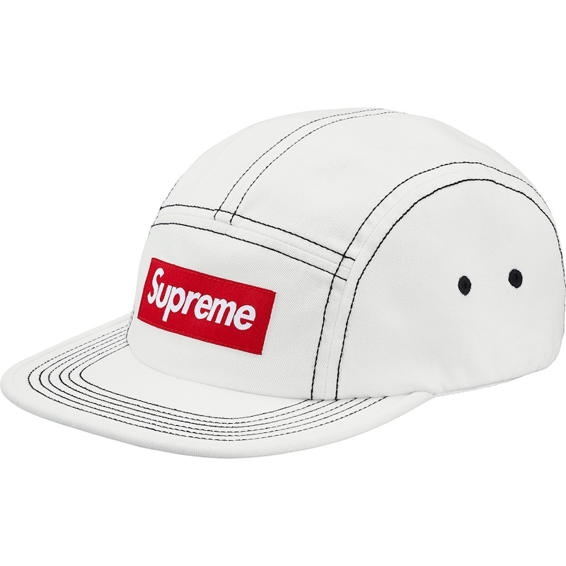 Supreme Contrast Stitch Camp Cap 18ss-