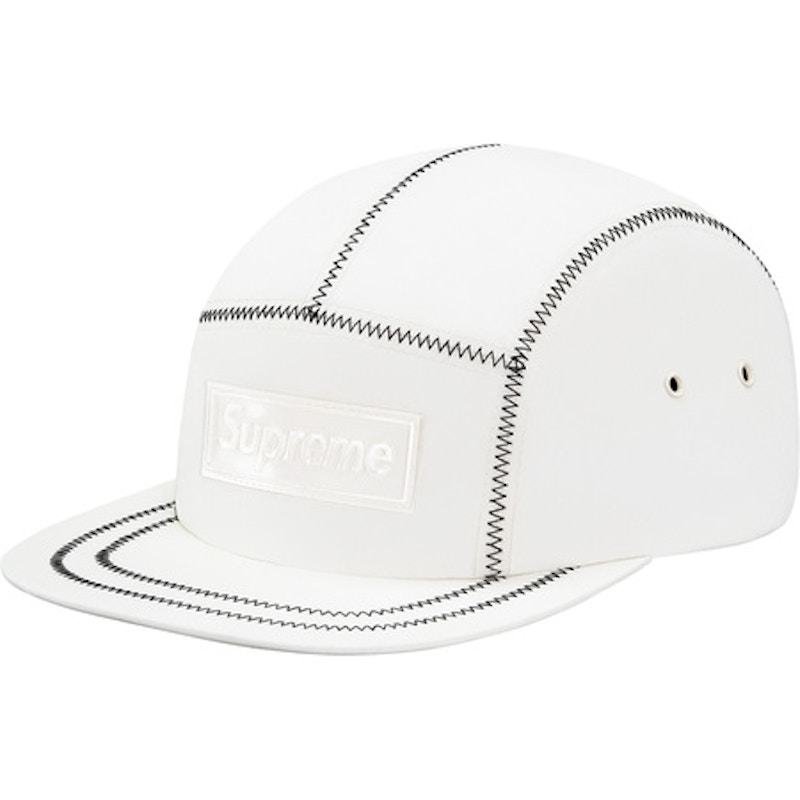 Supreme Contrast Stitch Camp Cap White - FW16 - US