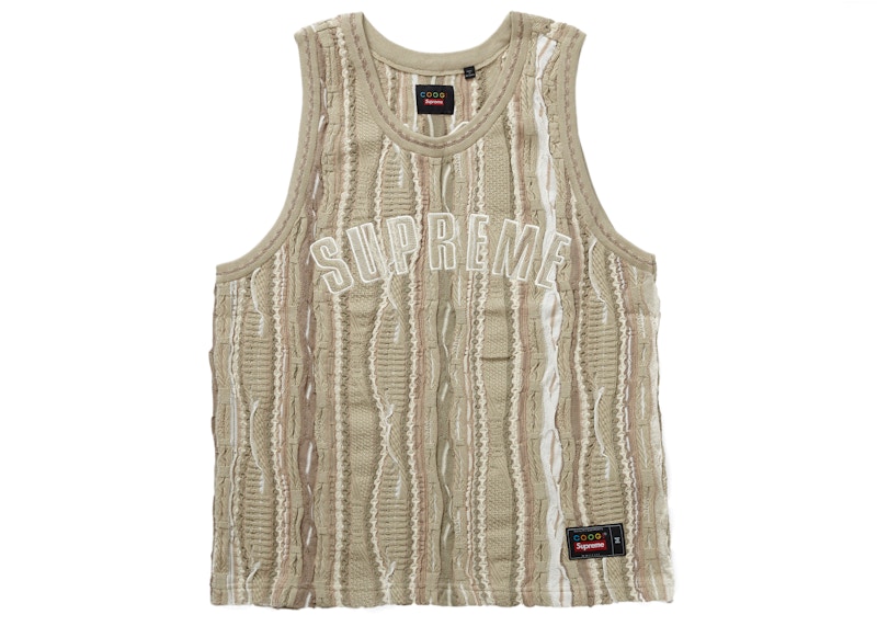 supreme coogi basketball jersey tan Mサイズ-