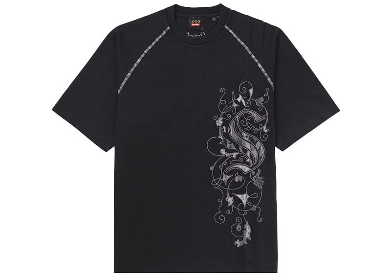 Pre-owned Coogi Raglan S/s Top Black