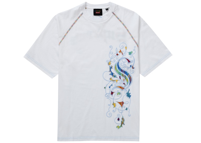 Supreme Coogi Raglan S/S Top White