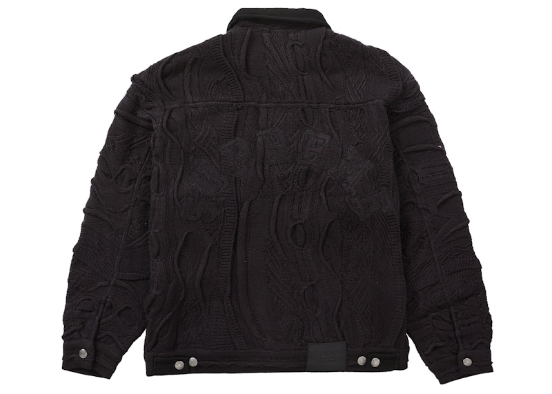 Supreme Coogi Trucker Jacket Black Men's - SS23 - GB