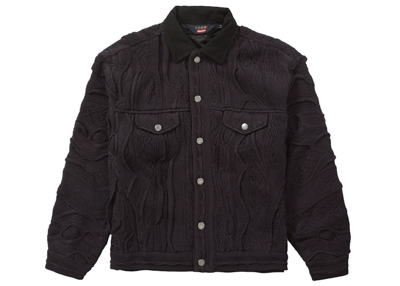 Supreme Coogi Trucker Jacket Black メンズ - SS23 - JP