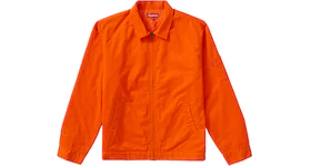 Supreme Cop Car Embroidered Jacket Orange