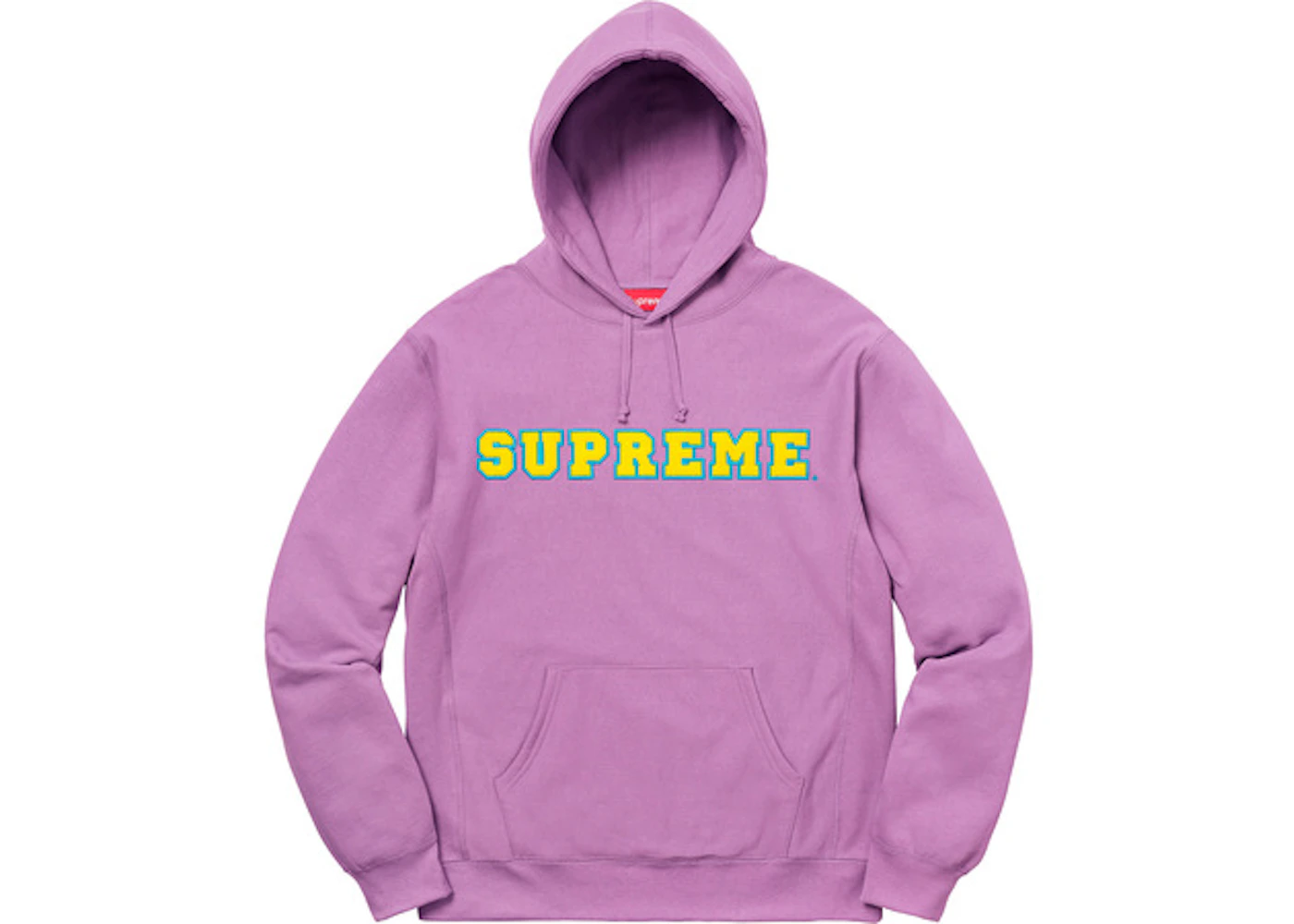 Supreme cord collegiate logo hooded sweatshirt Clearance