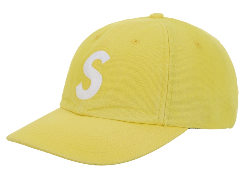 Pre-owned Supreme Cordura Denim S Logo 6panel In Yellow