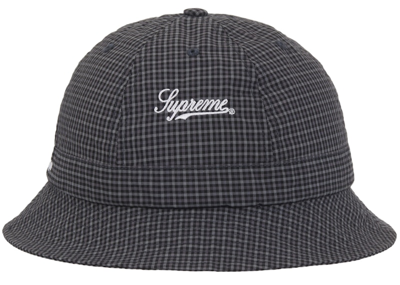Pre-owned Supreme Cordura Plaid Bell Hat In Black