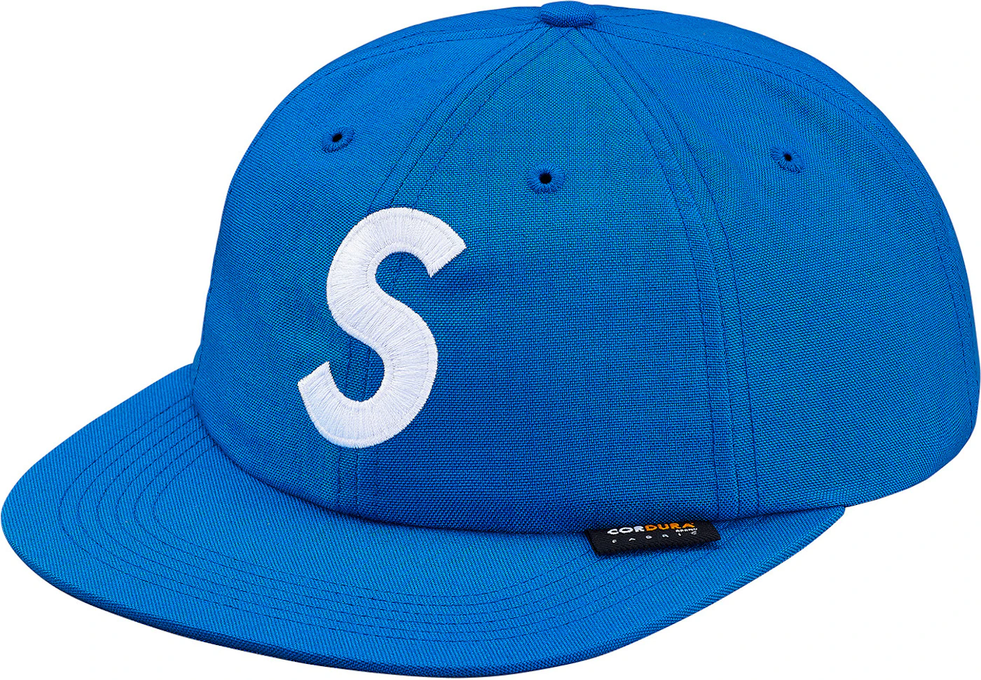 🚫SOLD! SUPREME BLUE STRAPBACK SUEDE S LOGO 6 CAP