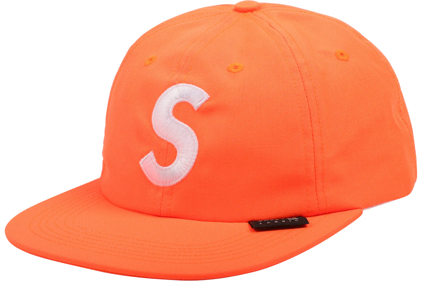 Supreme Cordura S Logo 6-Panel Neon Orange - FW18