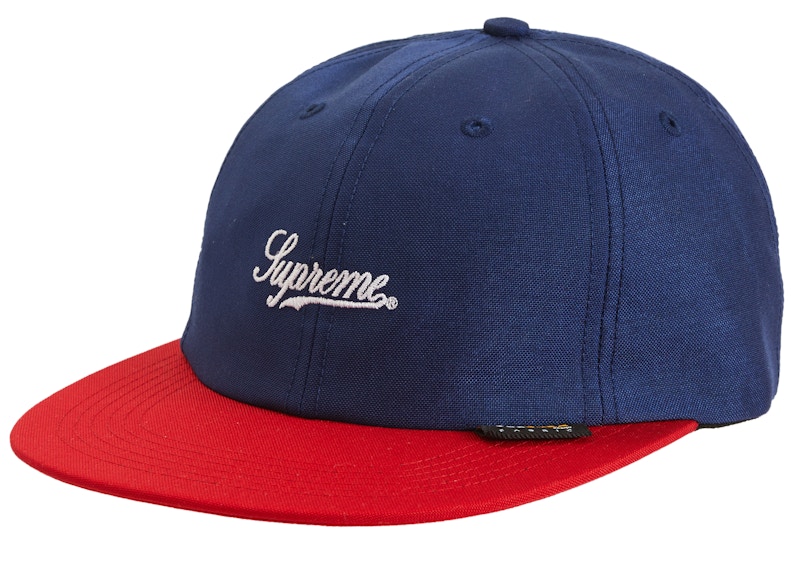 Supreme Cordura Script Logo 6-Panel Navy - SS19 - US