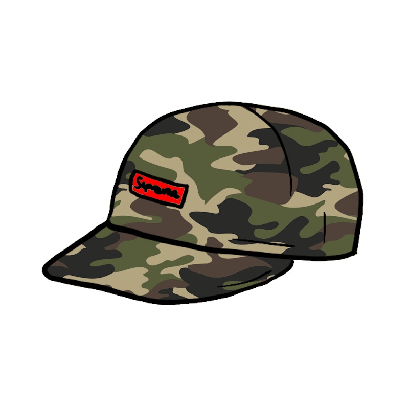 Supreme Cordura Small Box 6-Panel Woodland Camo - SS20 - CN