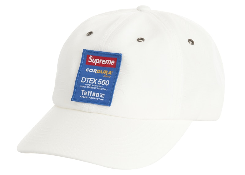 Supreme Cordura Teflon Label 6-Panel White Men's - FW21 - US