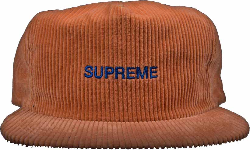 Supreme Corduroy 5 Panel Cap Peach - SS16 - US