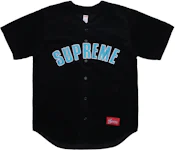 Supreme AD Baseball Jersey Red Men's - SS17 - US