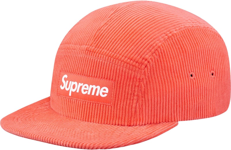 Supreme Corduroy Camp Cap Coral - SS17 - US