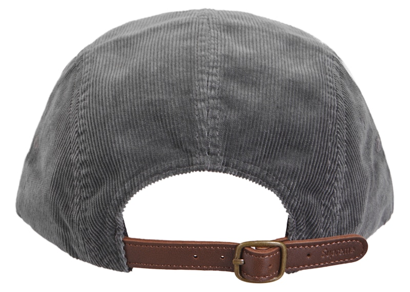 Supreme Corduroy Camp Cap (FW23) Charcoal - FW23 - US