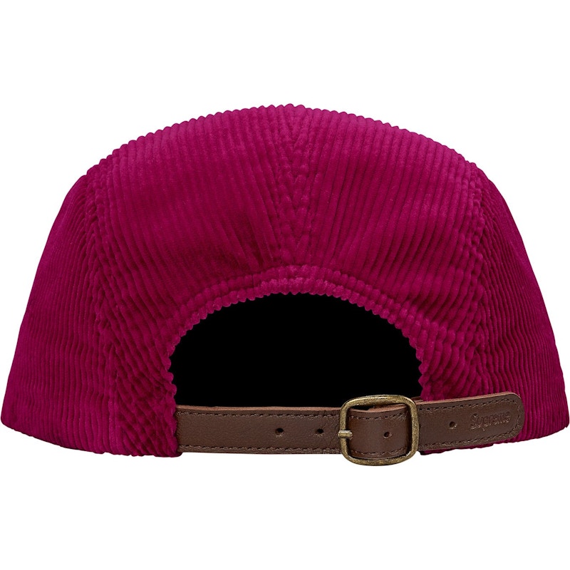 Supreme Corduroy Camp Cap (SS18) Dark Magenta - SS18 - GB