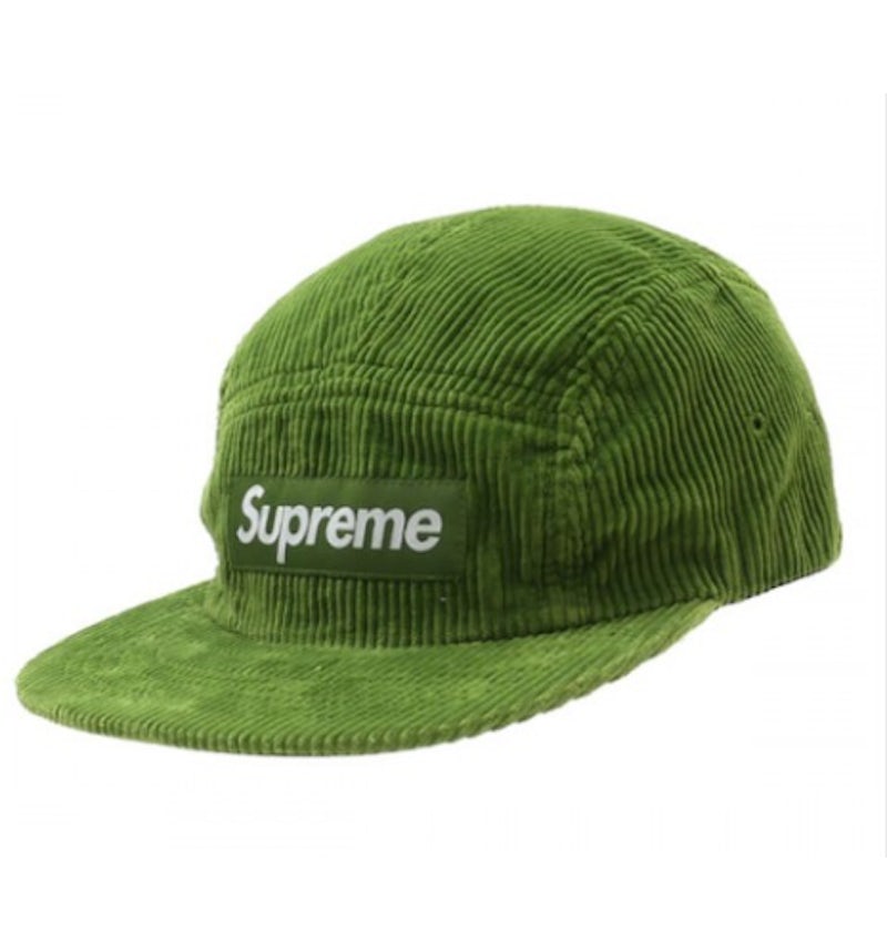 Supreme Corduroy Camp Cap (SS18) Green SS18 US