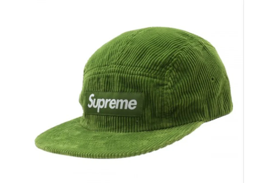 Supreme Corduroy Camp Cap SS18 Green SS18 DE