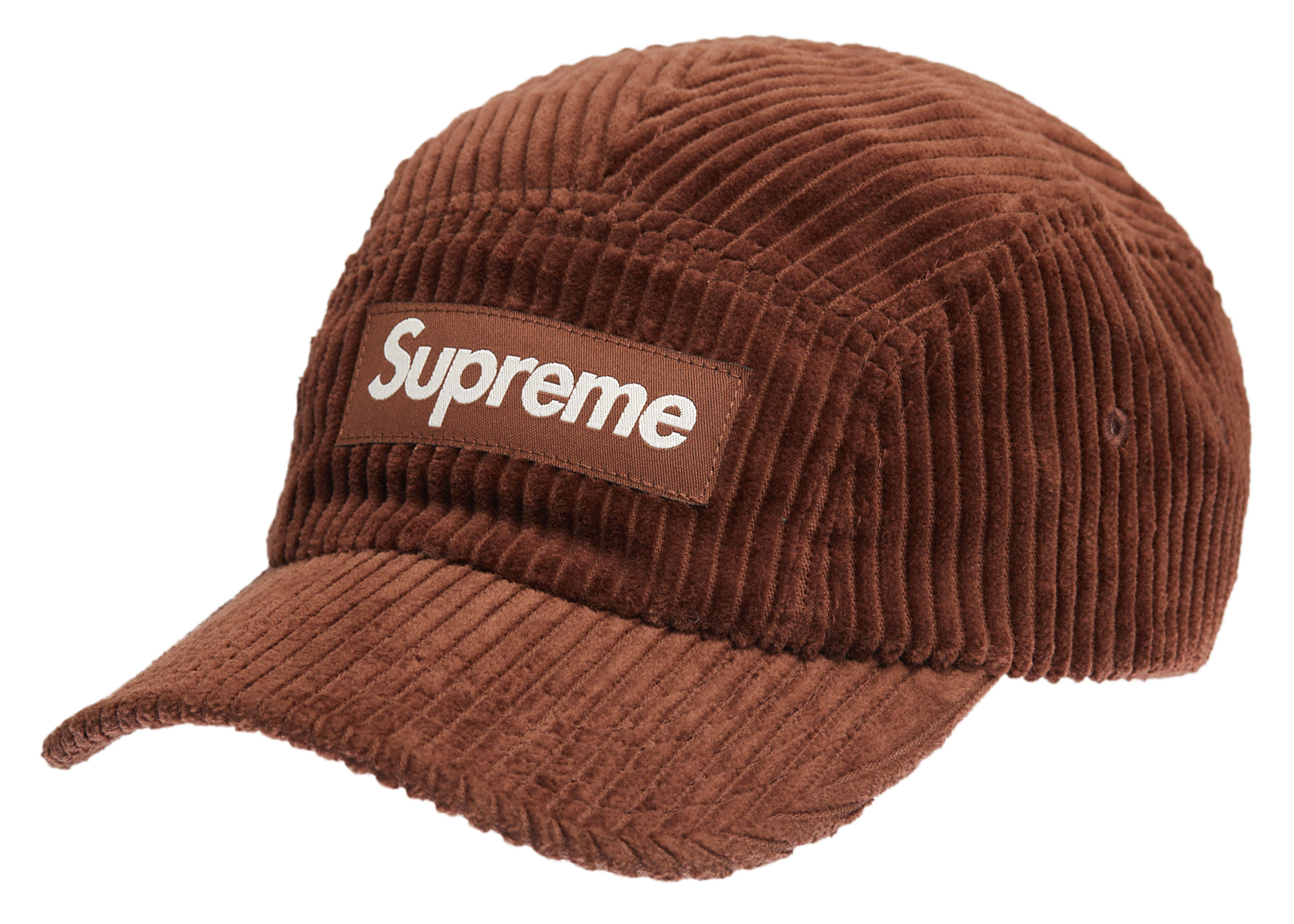 Supreme Corduroy Camp Cap Cap (SS22) Brown - SS22 - US