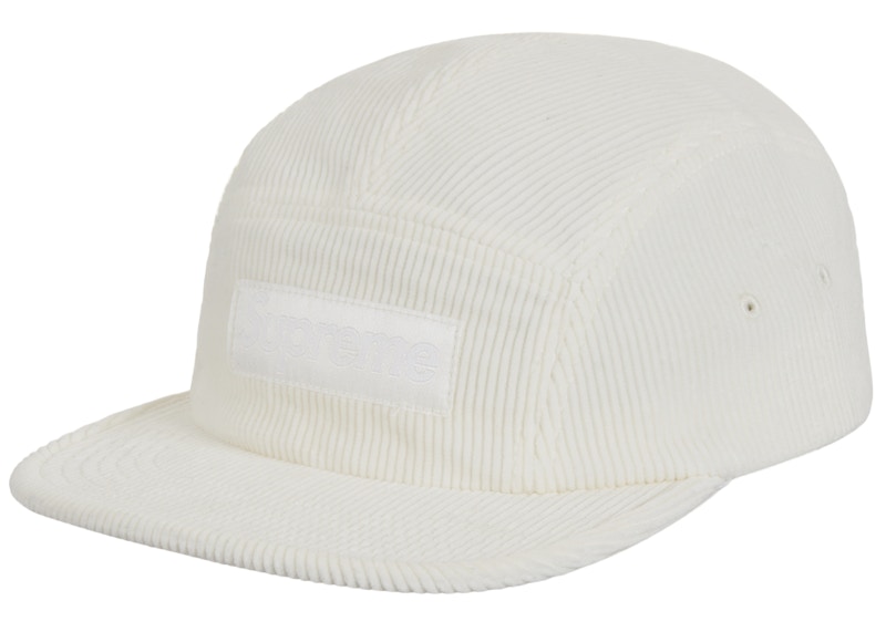 Supreme Corduroy Camp Cap (SS25) White - SS25 - US