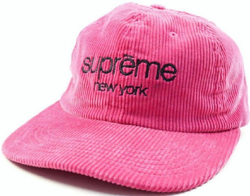 Supreme Corduroy Classic Logo Camp Cap Pink - SS15 - US