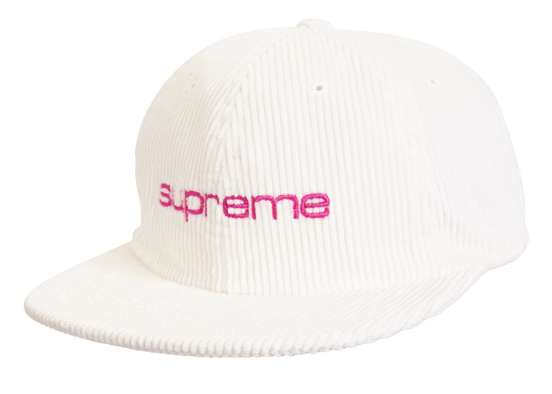 Supreme Corduroy Compact Logo 6 panel White 男装- SS19 - CN