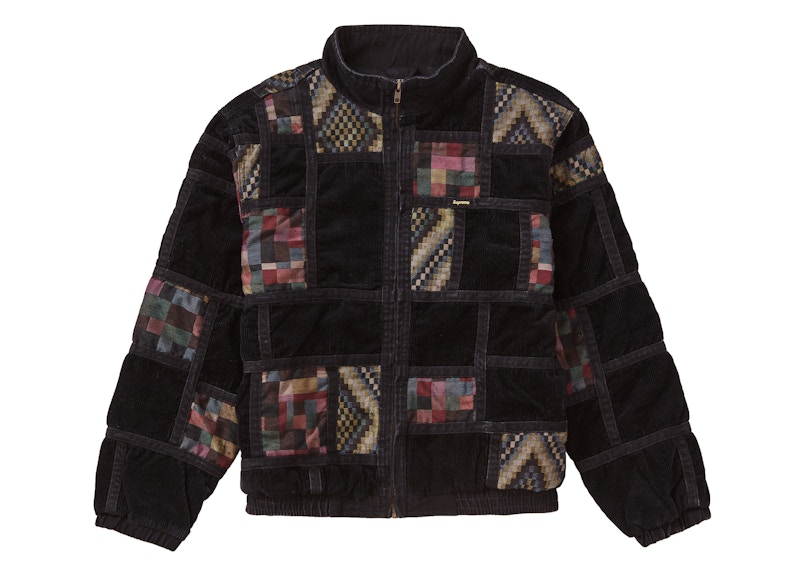 国産格安】 Supreme - corduroy patchwork denim jacket Mの通販 by