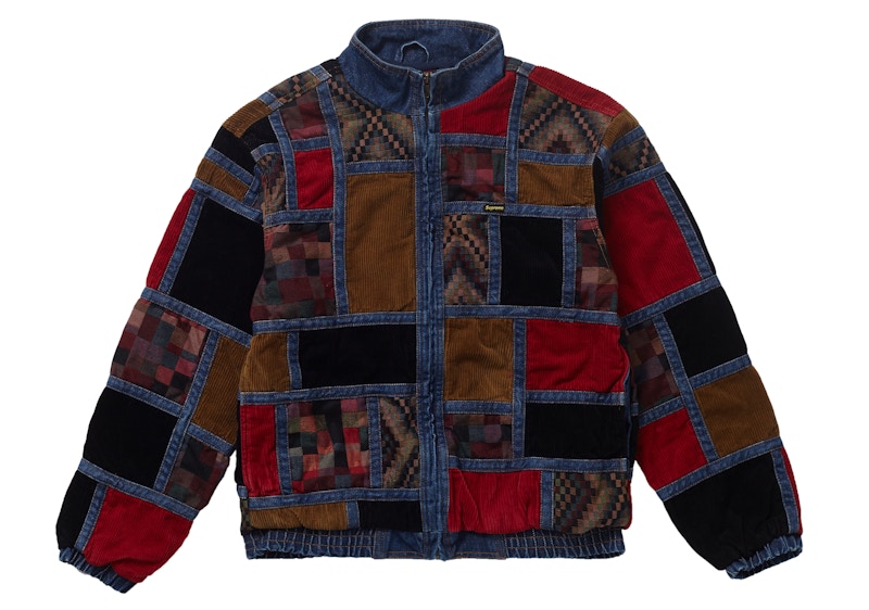 Supreme Corduroy Patchwork Denim Jacket www.krzysztofbialy.com