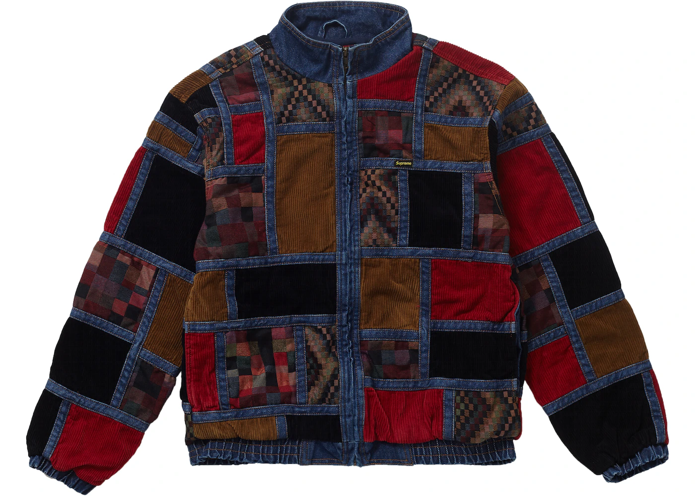 patchwork denim jacket
