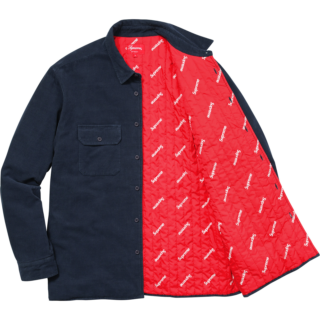 Supreme Quilted Corduroy Shirt - トップス