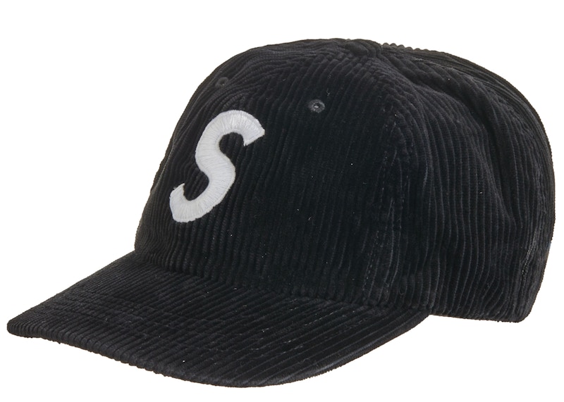 Supreme Corduroy S Logo 6-Panel (FW23) Black - FW23 - US