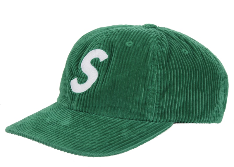 Pre-owned Supreme Corduroy S Logo 6 Panel (fw24) In Green